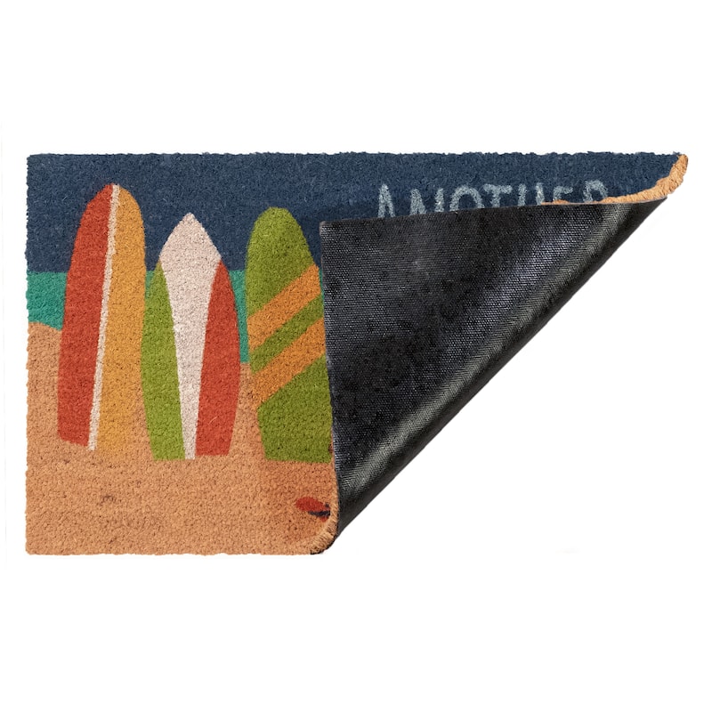 Liora Manne Natura Beach Paradise Outdoor Mat Nautical 18"x30"