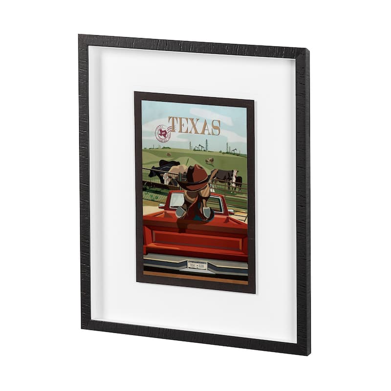 Texas Go (M) Framed Art Print