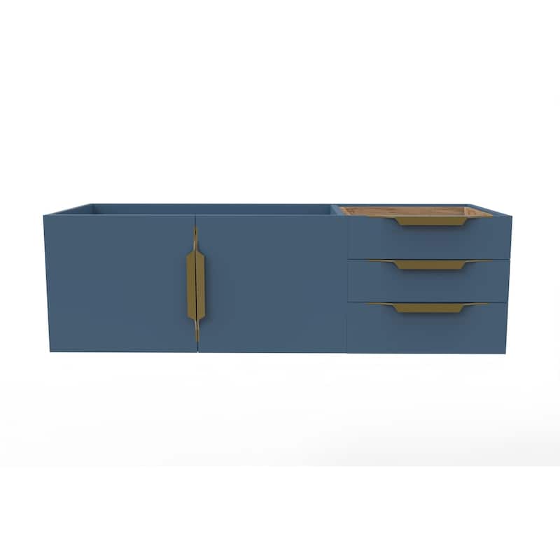 Alpine 48" Wall Mounted Bathroom Vanity (Base Only)