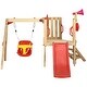 preview thumbnail 3 of 6, Wooden Swing Set - Multi
