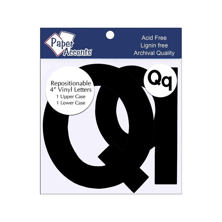 Shop Adv492169 Vinyl Letters Removable Adh 4 Qq 2pc Black Free Shipping On Orders Over 45 Overstock 28937528