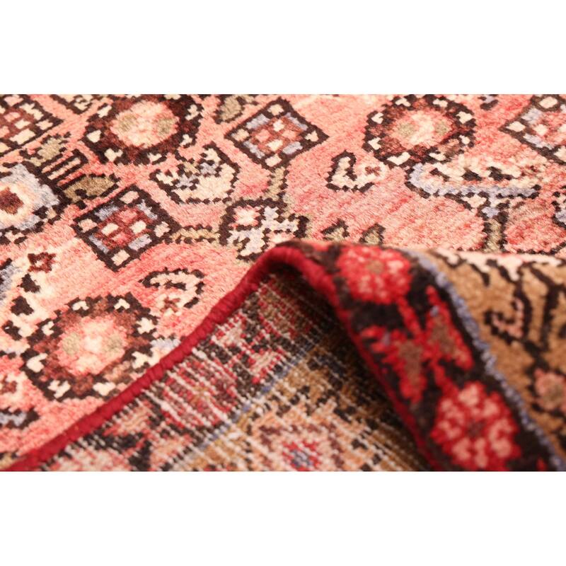 ECARPETGALLERY Hand-knotted Andelz Red Wool Rug - 4'1 x 14'9