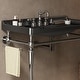 preview thumbnail 20 of 46, 24 inch Stainless Steel Freestanding Bathroom Vanity Set with Integrated Ceramic Sink