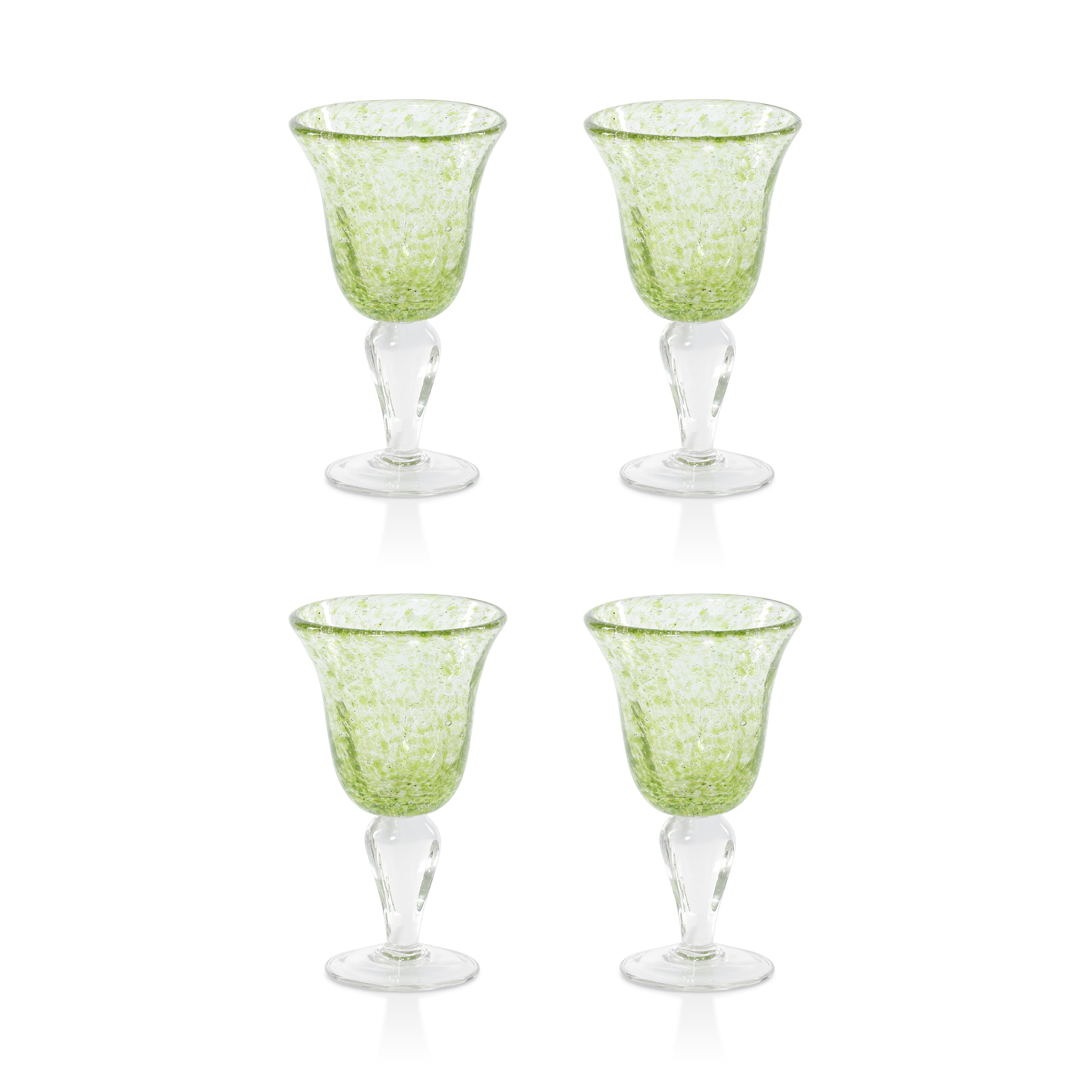 Antibes Bubble Wine Glasses, Set of 4
