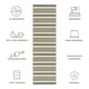 preview thumbnail 85 of 193, SAFAVIEH Courtyard Charmaine Indoor/ Outdoor Waterproof Area Rug