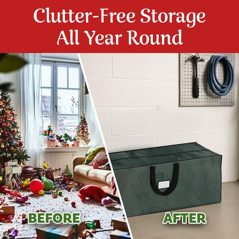 Christmas Tree Storage Bag - Protects Holiday Decorations & Artificial Trees by Elf Stor