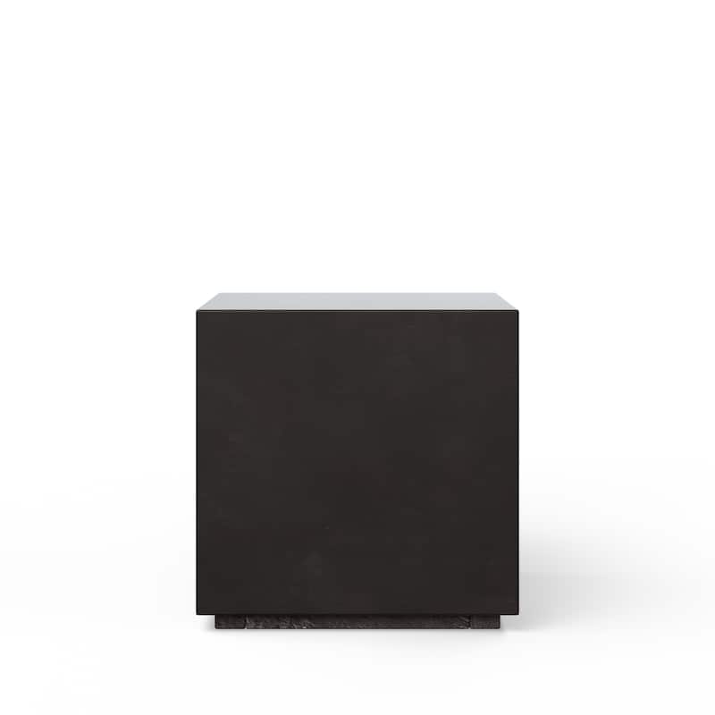 Urbia Bloc Concrete End Table - Lava