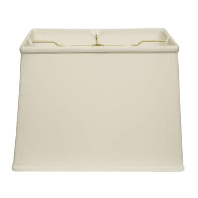 Rectangle Softback Lampshade with Washer Fitter, White