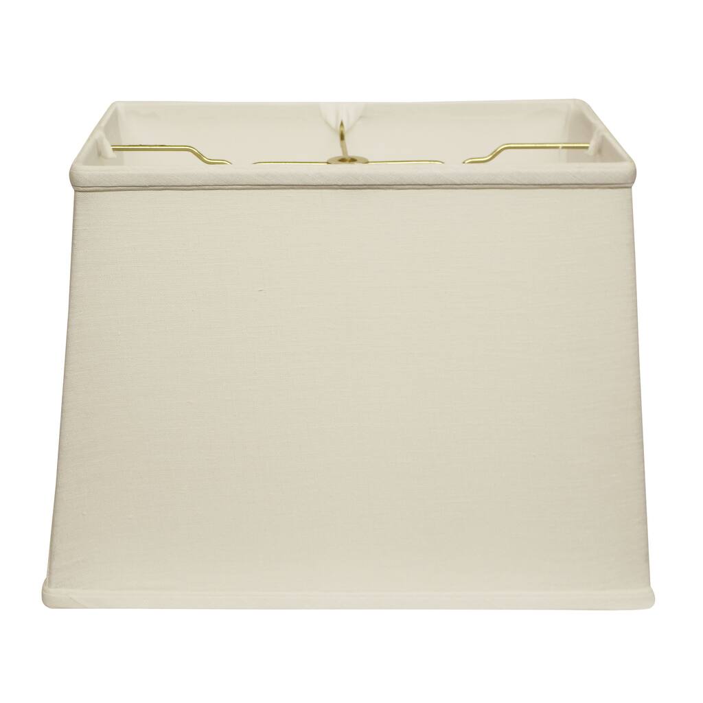 Rectangle Softback Lampshade with Washer Fitter, White