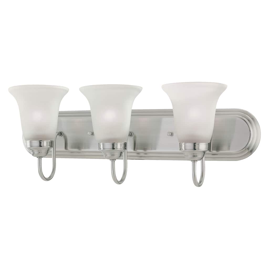 Whitmore 24-inch Wide 3-Light Vanity Light in Satin Pewter