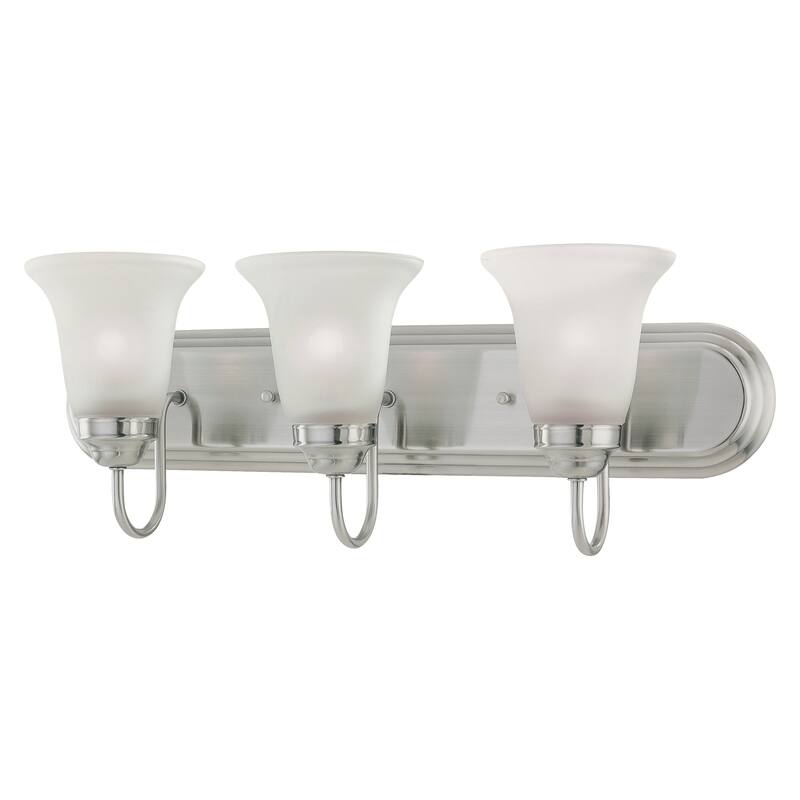 Whitmore 24-inch Wide 3-Light Vanity Light in Satin Pewter - 24