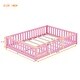 preview thumbnail 67 of 106, Twin/Full/Queen Size Floor Bed with Door, Wood Montessori Bed for Kids