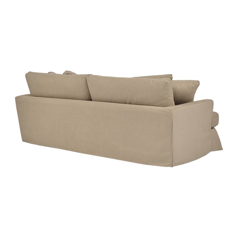 Ciara 93" Modern Upholstered Slipcovered Cloud Sofa Couch