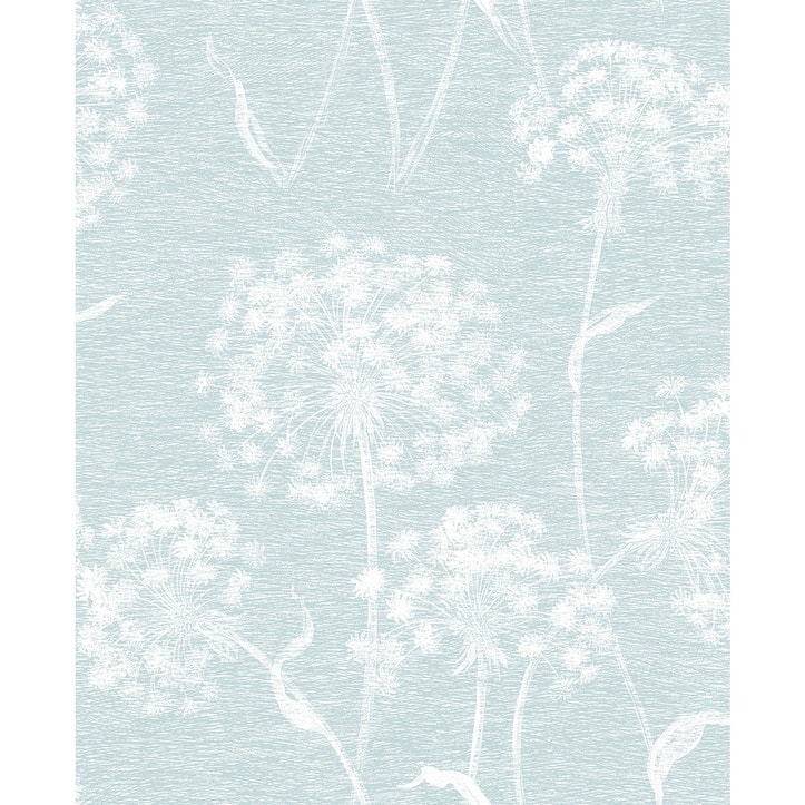Advantage Garvey Light Blue Dandelion Wallpaper - 20.5 x 396 x 0.025