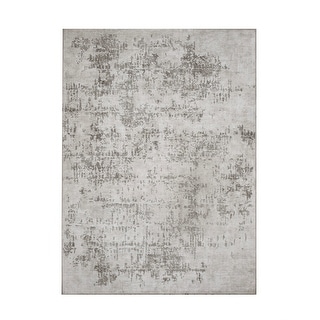 Chloe 7'6" x 10'2" ft Handwoven Indoor Rug, Grey - 7'6" x 10'2" ft