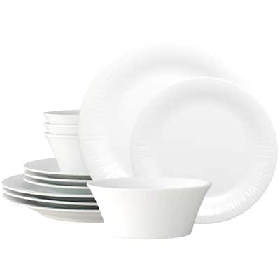 Noritake Conifere 12-Piece Dinnerware Set, Service For 4