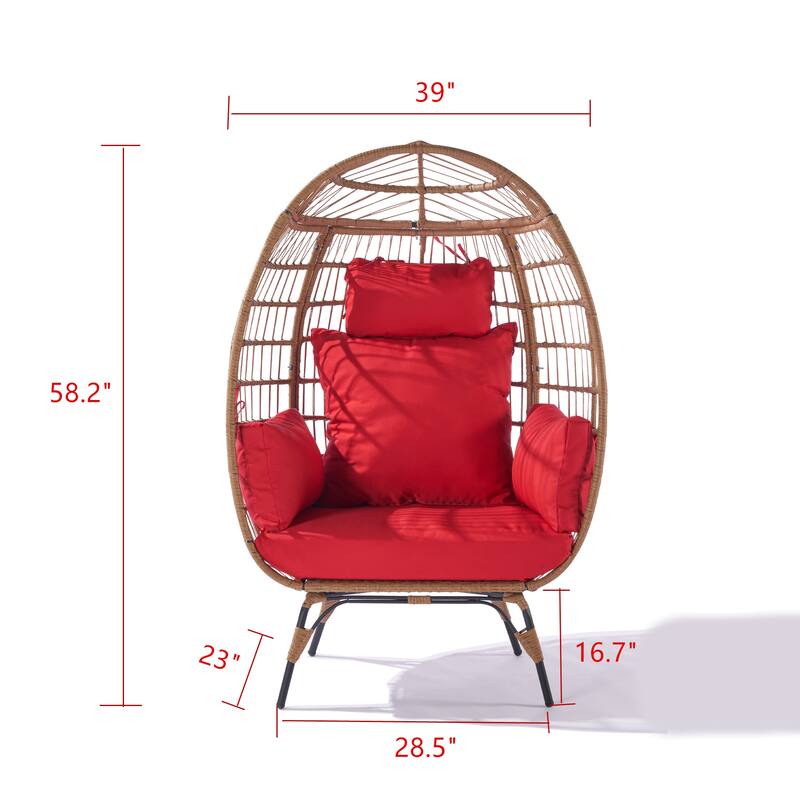 Outdoor Garden Rattan Egg Swing Chair Hanging Chair Bed Bath & Beyond