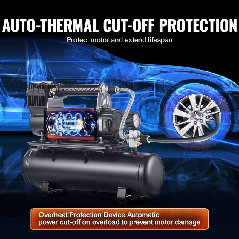 Air Compressor with Digital Pressure Gauge Tire Inflator for Trucks Car SUV