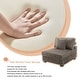preview thumbnail 16 of 64, 35.7" W Plush Corduroy Upholstered Armless Modular Sofa Chair