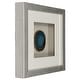 preview thumbnail 6 of 11, HUJI Blue Agate Slice Shadow Box Wall Décor Set