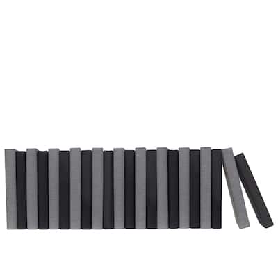 Books Grey Decorative Accessories: Onyx & Slate Linen