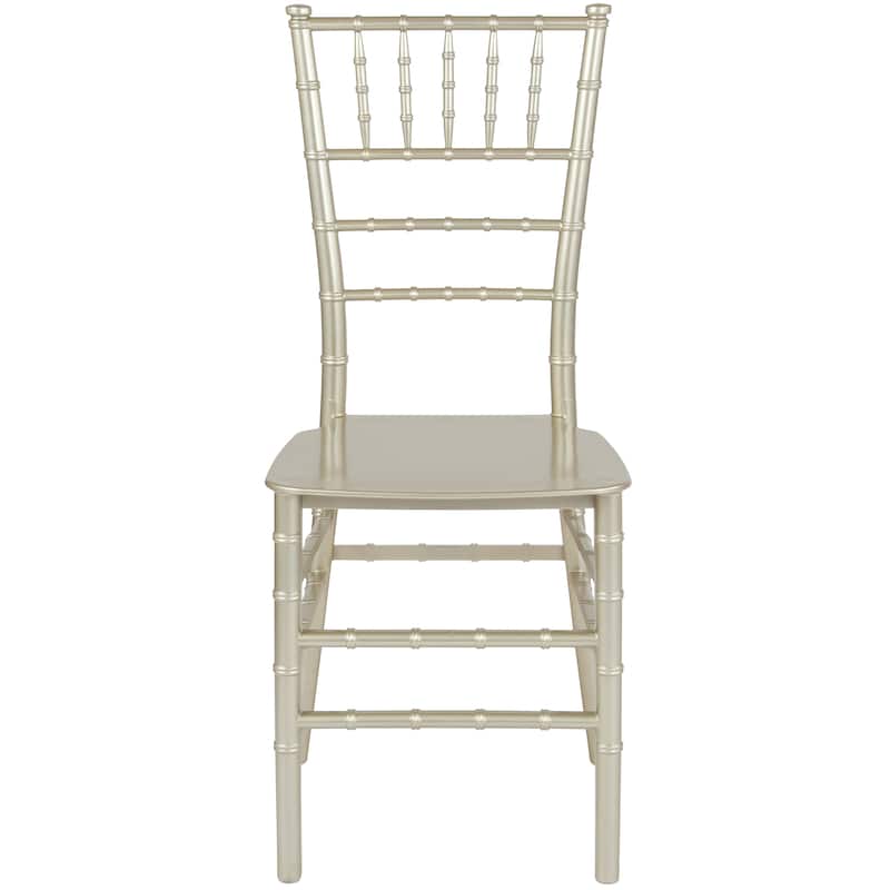 Resin Stackable Chiavari Chair - 15"W x 18.75"D x 35"H - 15"W x 18.75"D x 35"H