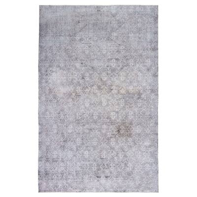 ECARPETGALLERY Hand-knotted Color Transition Black Wool Rug - 6'10 x 10'3