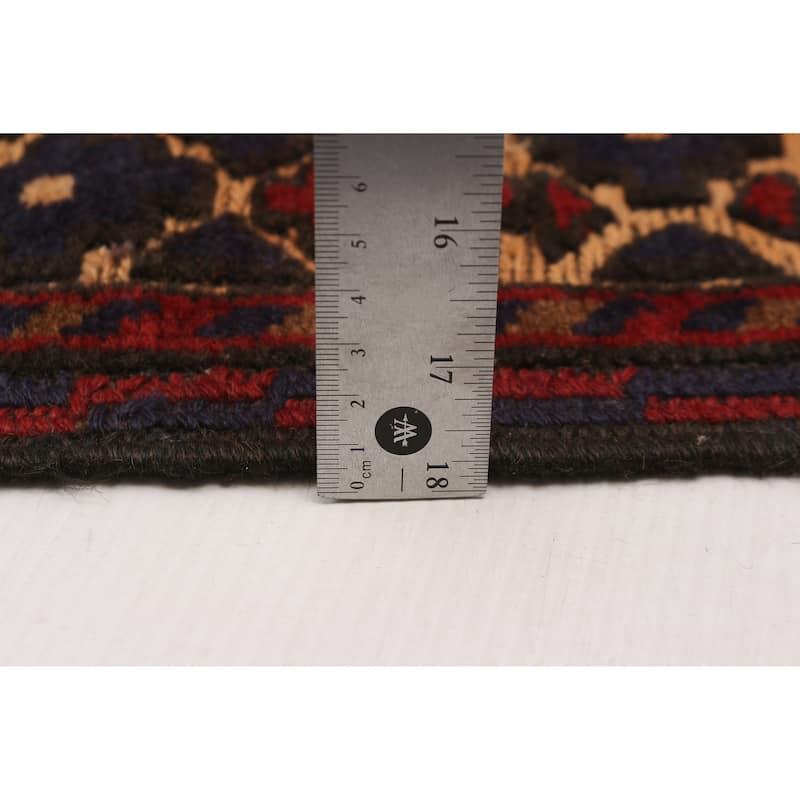 Teimani Red Rug 6'3" x 8'8" - 6'3 x 8'8