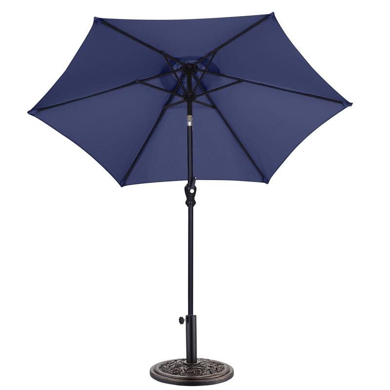 Autlaycil 7.5ft Outdoor Patio Umbrella with Tilt & Crank Base included