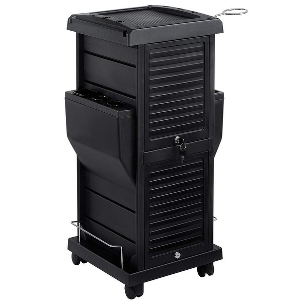 Hair Salon Trolley Locking Mobile Cart