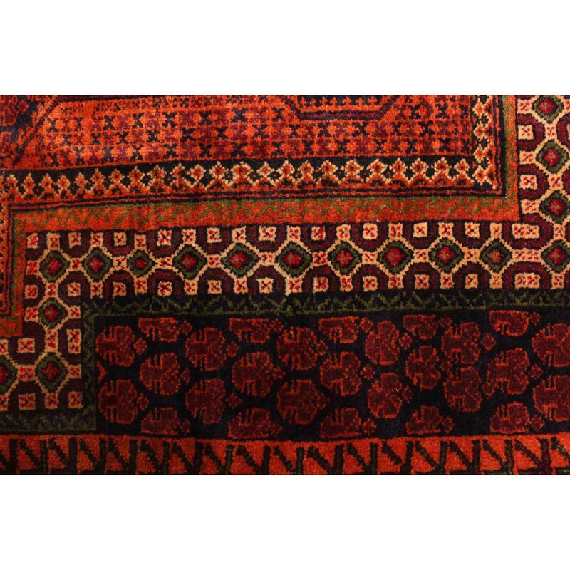 ECARPETGALLERY Hand-knotted Teimani Dark Navy Wool Rug - 2'11 x 4'7