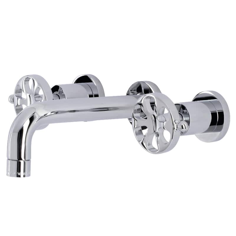 Kingston Brass Belknap Two-Handle 3-Hole Wall Mount Bathroom Faucet