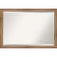 preview thumbnail 7 of 28, Beveled Wood Wall Mirror - Owl Brown Narrow Frame