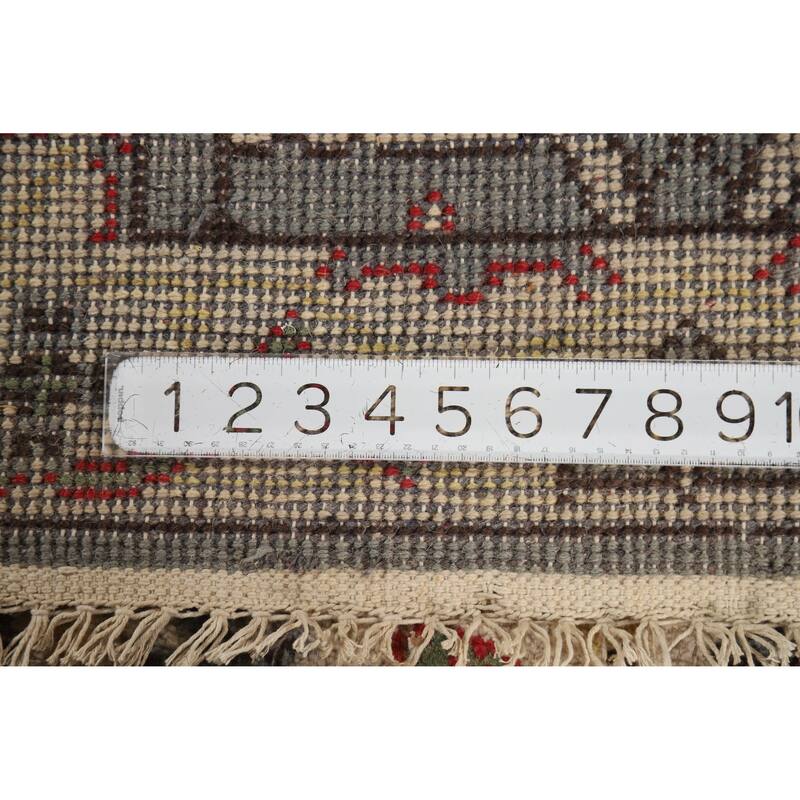 Geometric Oushak Foyer Rug Handmade Oriental Wool Carpet - 2'0"x 3'0"