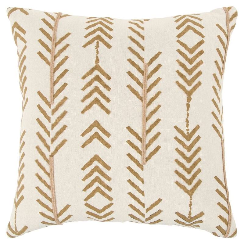 Donny Osmond Arrowhead Decorative Pillow - Polyester - Gold