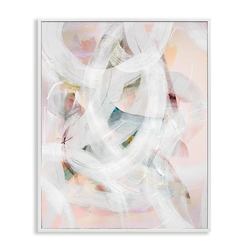 Stupell Tender Moments Abstraction Framed Giclee Art Design By Gemma Bardot - 24 x 30 - White