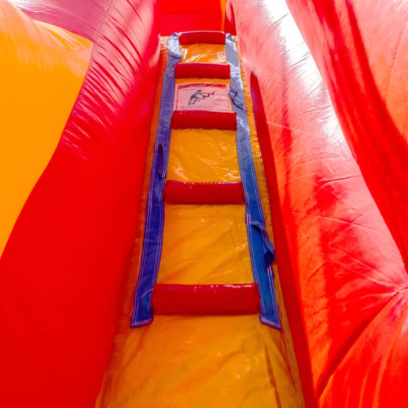 HeroKiddo Pirate Ship Commercial Grade Inflatable Slide Bouncer with Air Blower, Rental Grade PVC Vinyl, Outdoor Play