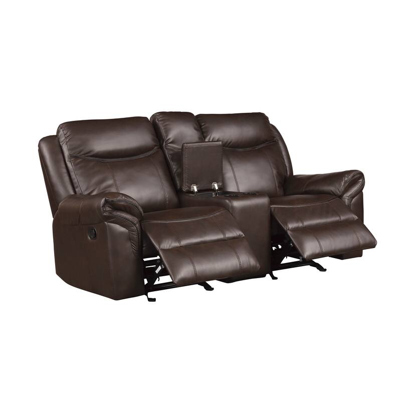 Brisa Manual Double Glider Reclining Loveseat