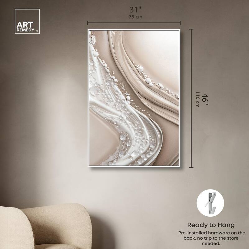 Viscous Veils I Canvas by Art Remedy