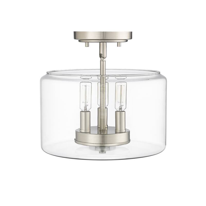 Millennium Lighting Asheville 3 Light Semi-Flush Ceiling Mount Fixture