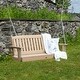 preview thumbnail 27 of 37, Highwood Lehigh 4-foot Eco-friendly Synthetic Wood Porch Swing
