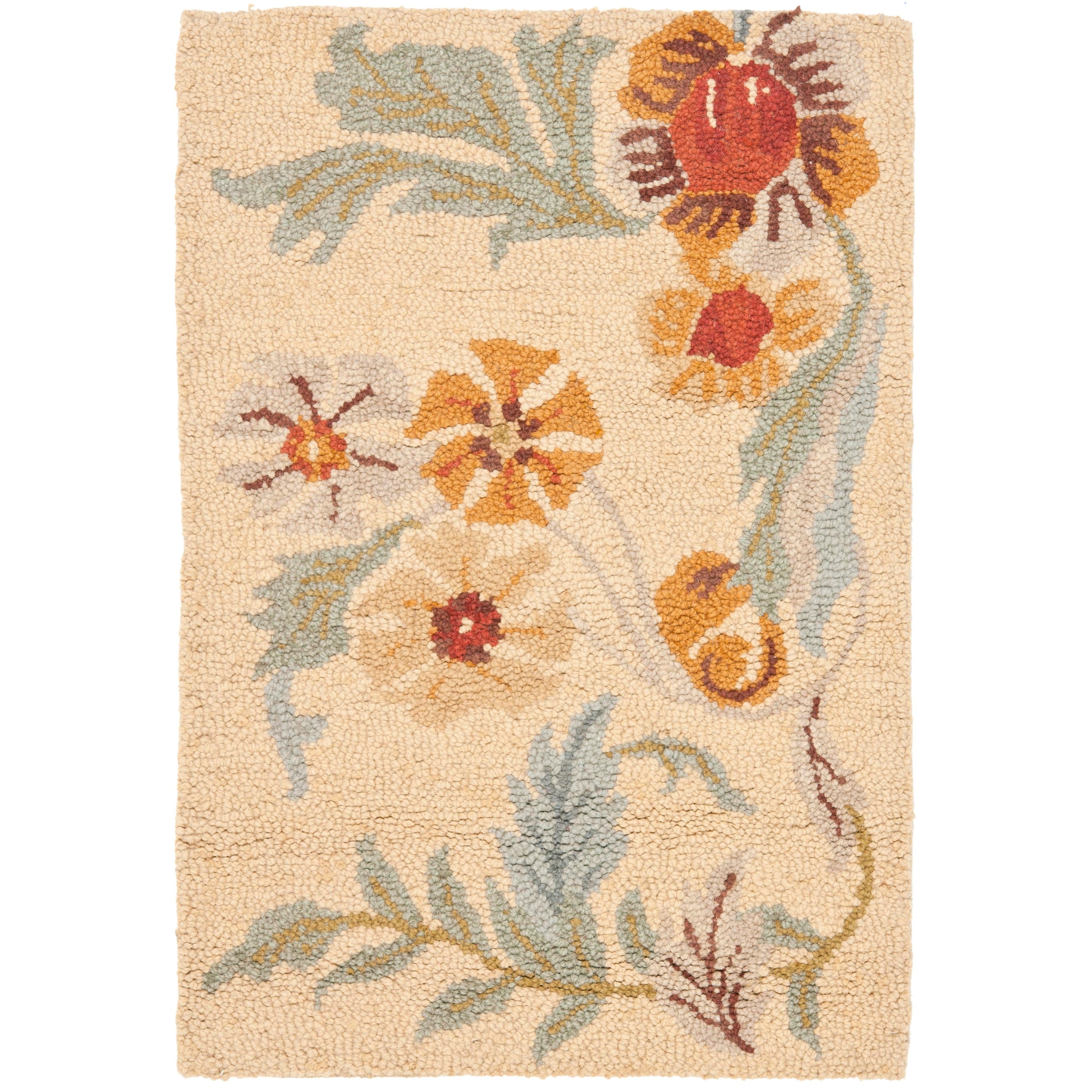Details about   Safavieh Handmade Blossom Delle Modern Floral Wool Rug 
