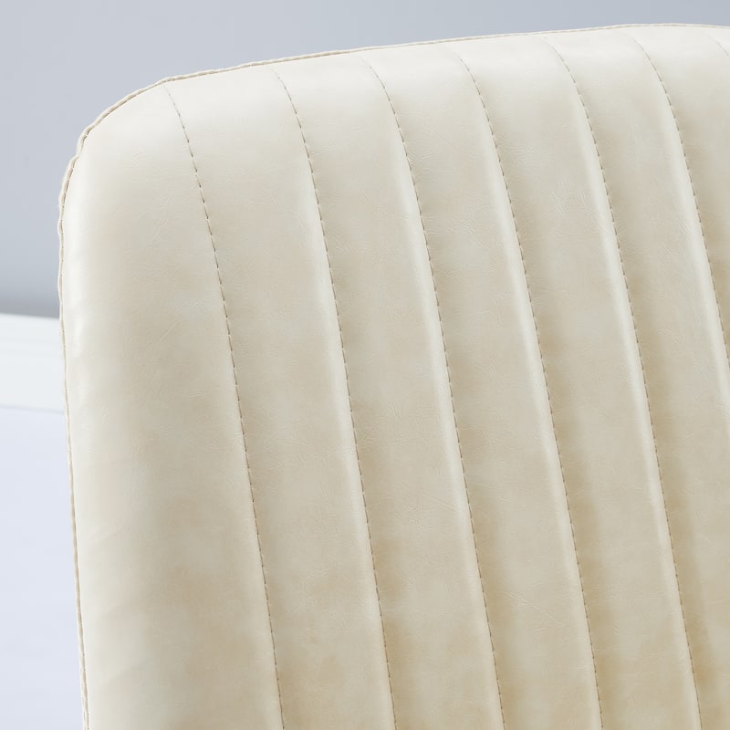 Art Leon Swivel and Adjustable Accent Chair with Ottoman