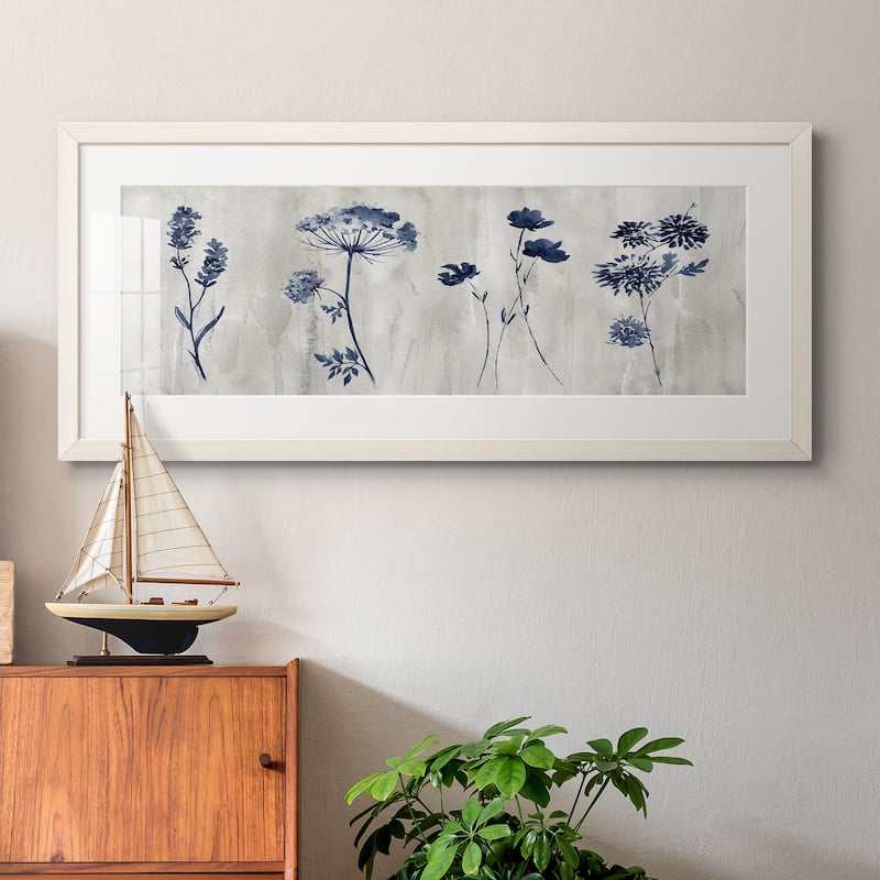 Indigo Row-Premium Gallery Framed Print