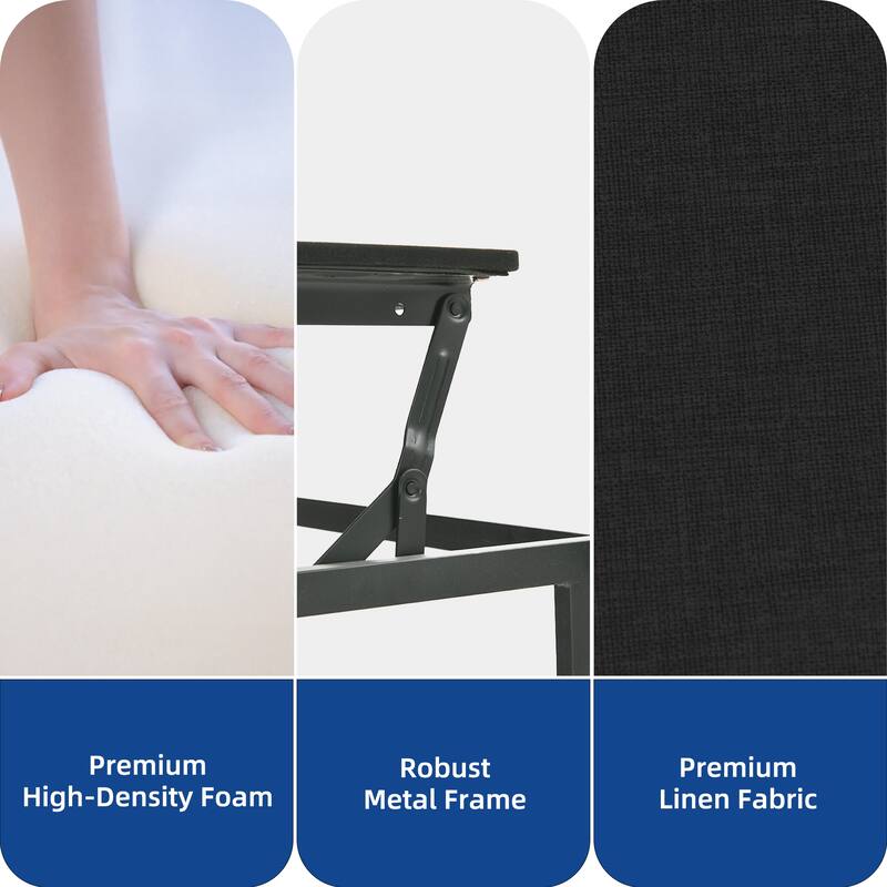 Moasis 3 IN 1 Sleeper Sofa Bed, Pull Out Chair Sofa