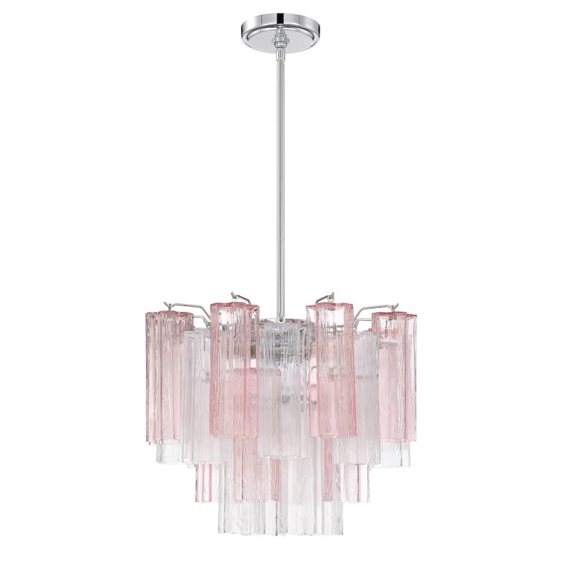 Crystorama Lighting Group ADD-300-SP Addis 4 Light 18" Wide Chandelier