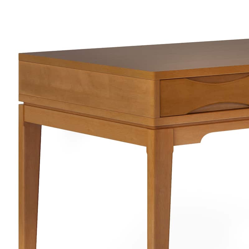 WYNDENHALL Pearson SOLID HARDWOOD Mid Century Modern 60 inch Wide Writing Office Desk