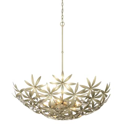 Minka Lavery 2148 Flower Child 5 Light 30" Wide Bowl Pendant