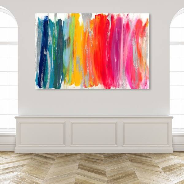 Shop Oliver Gal Sunday Funday Abstract Wall Art Canvas Print