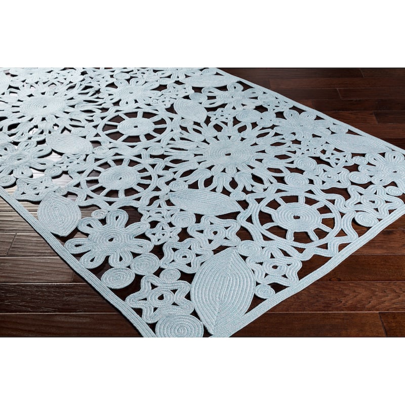 Townshend Floral Cutouts Indoor/Outdoor Area Rug